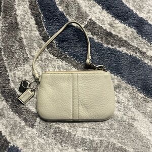Coach Off White Wristlet